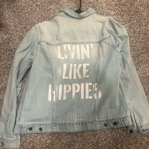 Miranda “Livin Like Hippies” Jean jacket